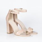 Margot Nude Patent Leather Heels