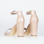 Margot Nude Patent Heels