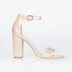 Margot Nude Patent Heels