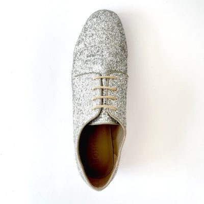 Miriam Silver Glitter Derby